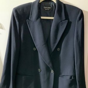 Giorgio Armani 3 Piece Black Wool Suit